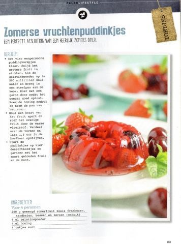 Zomerse Vruchtenpuddinkjes