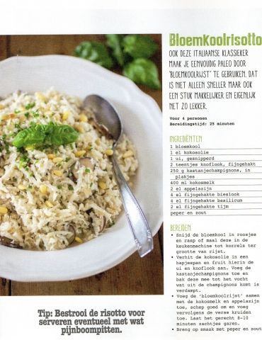 Bloemkoolrisotto