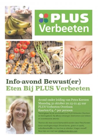 Info-avond Bewust(er)
Eten Bij PLUS Verbeeten