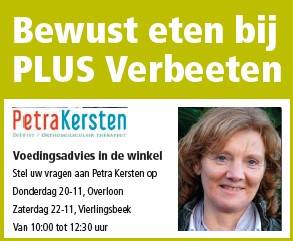 Persbericht: Bewuster eten bij PLUS Verbeeten